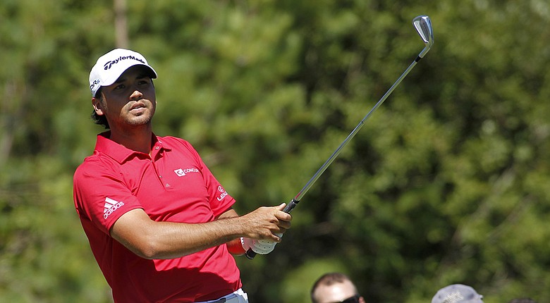 Jason Day during the second round of the Deutsche Bank Championship at TPC Boston.
