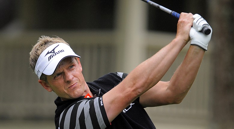 Luke Donald snuck inside the cut line at the Deutsche Bank Championship.