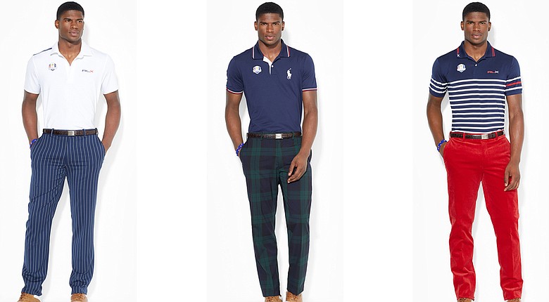 Team USA's apparel for the 2014 Ryder Cup at Gleneagles (Friday-Sunday).