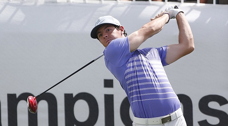 Rory McIlroy during the first round of the BMW Championship at Cherry Hills.