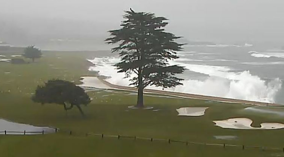 Storm Topples Tree On Pebble Beach S 18th Golfweek