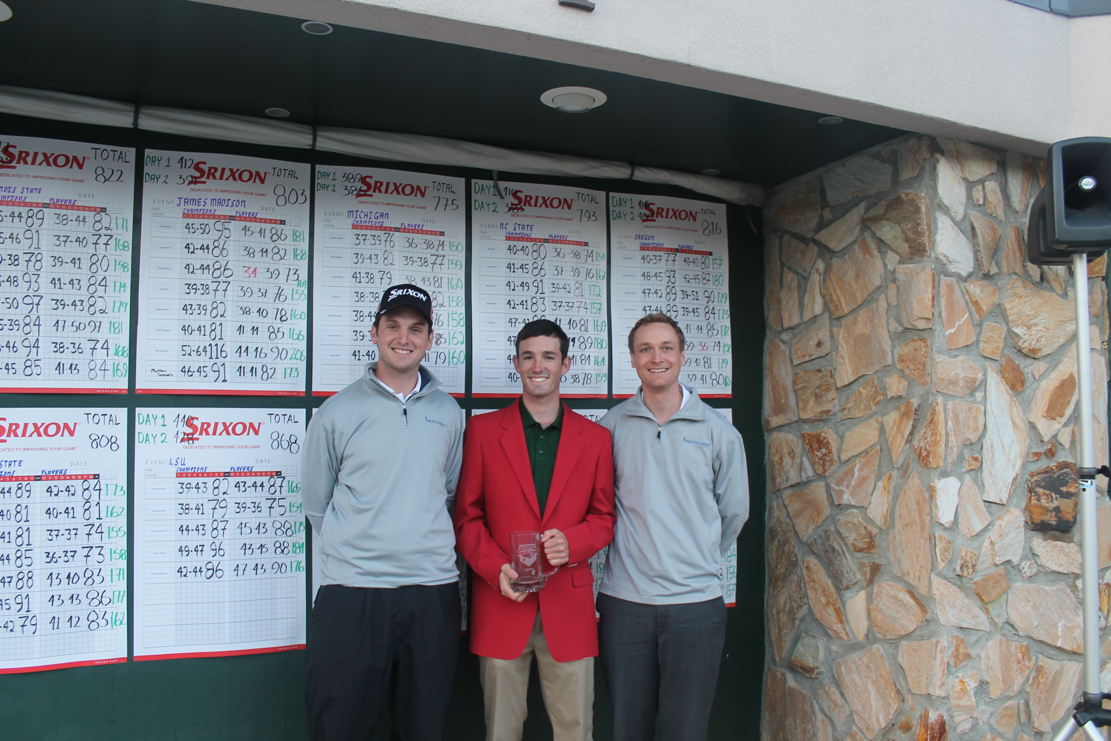 Individual medalist Josh Heinze of Michigan State