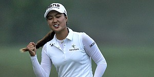Minjee Lee makes first ace of her life at Kia Classic