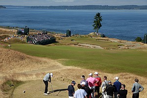 Wednesday's practice round at the 2015 U.S. Open at Chambers Bay