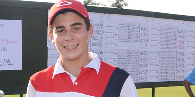 Joaquin Niemann, shown at the 2014 Junior Orange International