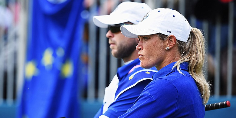Suzann Pettersen, shown at the 2015 Solheim Cup