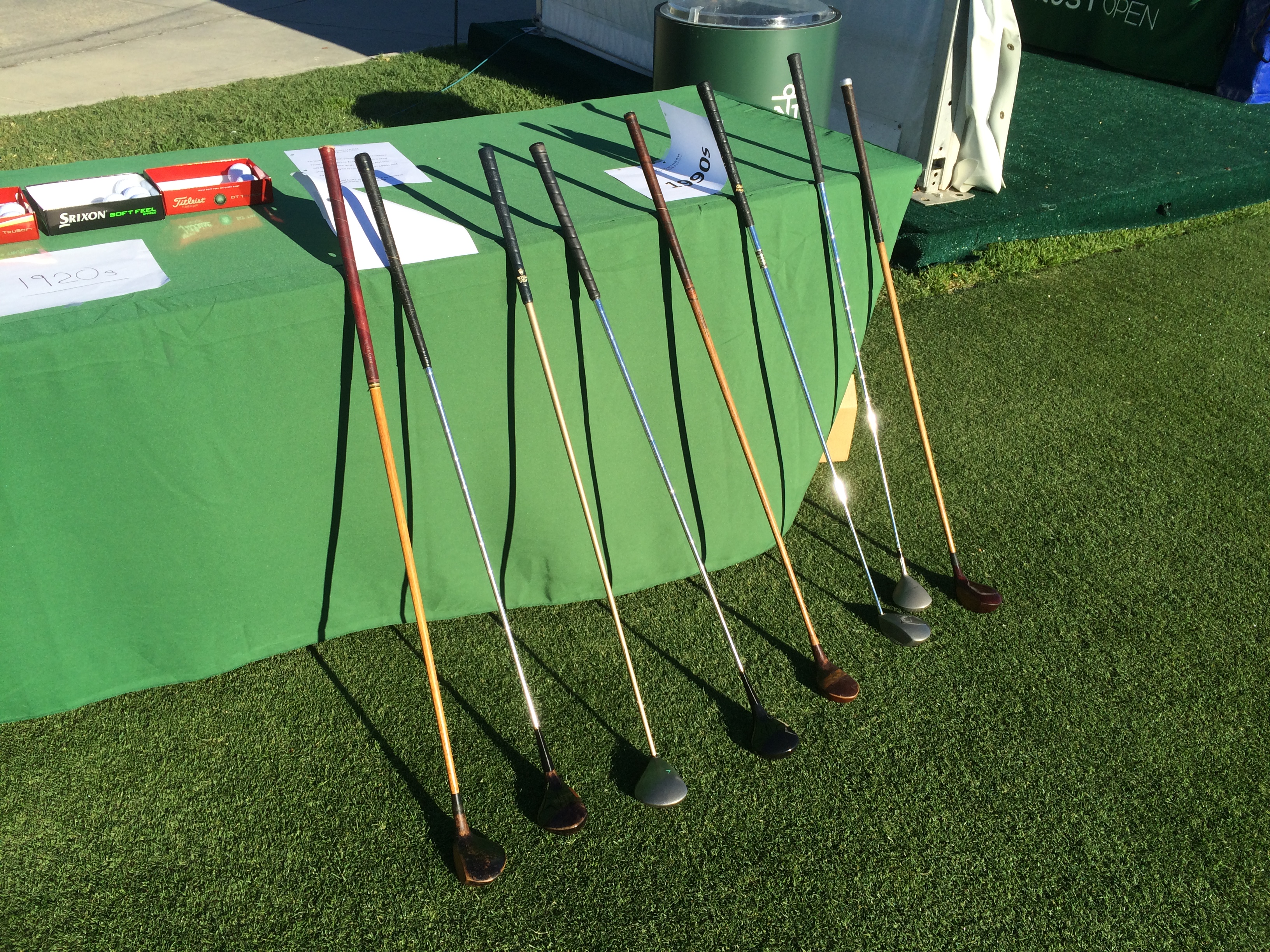 The historic golf clubs that were hit by PGA Tour pros Tuesday at Riviera's 10th hole