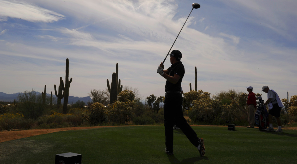 Only four golfers remain at the WGC-Accenture Match Play – Rickie Fowler, Jason Day, Ernie Els and Victor Dubuisson. And by day's end Sunday, only one will remain. Follow all the action with our live blog.